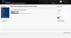 Desktop Screenshot of berksastronomy.org